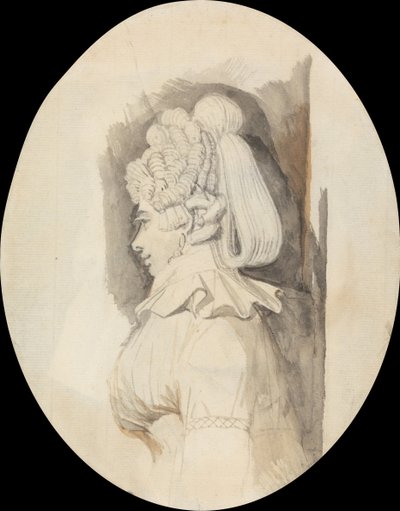 Estudio de una dama de Johann Heinrich Füssli